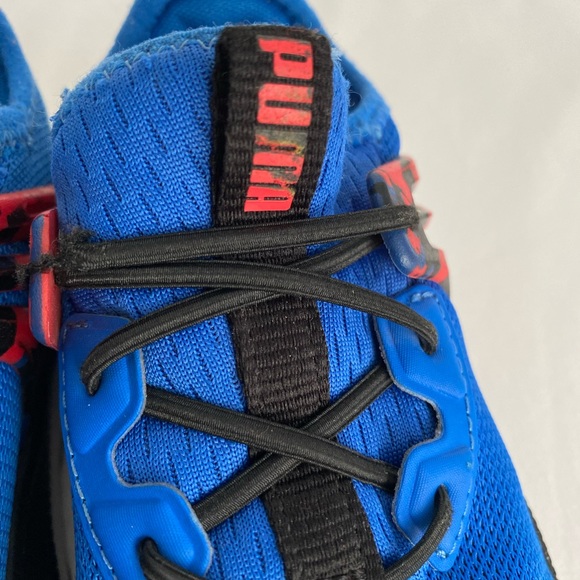 PUMA Pacer Future Splatter Kids Boy’s Blue Runner Sneakers Shoes Size 12C/17.5cm - Picture 12 of 15